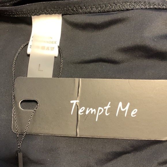 NWT. Tempt Me Large Black Bikini Bottom. - Picture 6 of 8